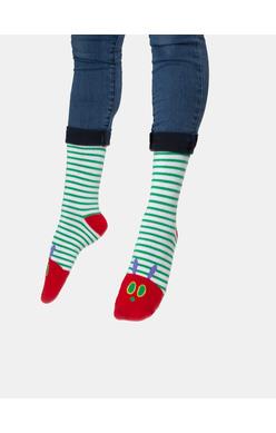 Calcetines de La pequeña oruga glotona | Socks-02-HungryCaterpillar_S | Álbumes ilustrados, libros informativos y objetos literarios.