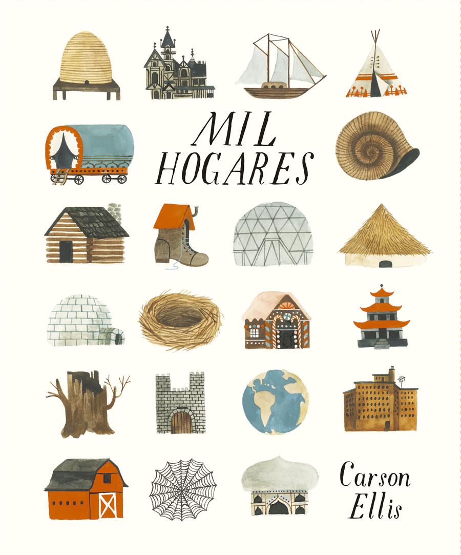 Mil Hogares | 978-8420418-72-8 | Carson Ellis | àlbums il·lustrats, llibres informatius i objetes literaris