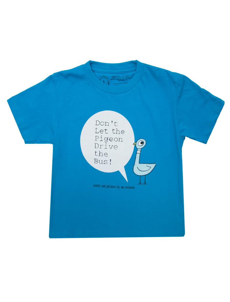 Camiseta Don't Let the Pigeon Drive the Bus | Camiseta04_PigeonBus_2 | Mo Willems | Álbumes ilustrados, libros informativos y objetos literarios.