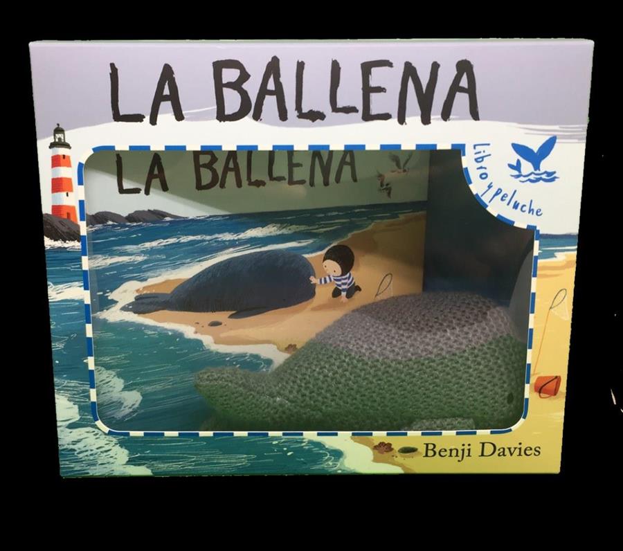 La ballena - Libro y Peluche | 9788417497392 | Davies, Benji | Álbumes ilustrados, libros informativos y objetos literarios.