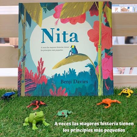Nita, de Benji Davies y cómo descubrir el ciclo de vida de la rana | Álbumes ilustrados, libros informativos y objetos literarios.