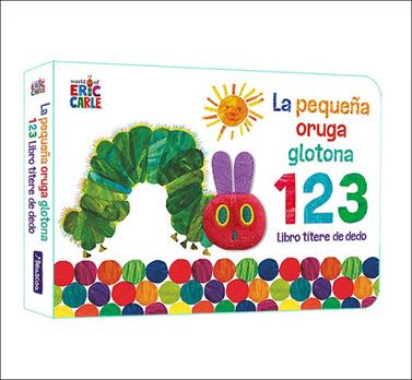 LA PEQUEÑA ORUGA GLOTONA 1 2 3. LIBRO TÍTERE DE DEDO | 9788448863005 | CARLE, ERIC | àlbums il·lustrats, llibres informatius i objetes literaris